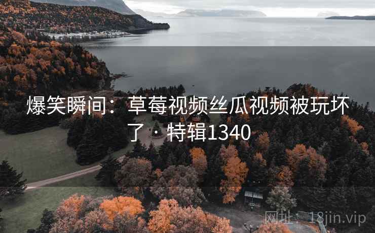 爆笑瞬间：草莓视频丝瓜视频被玩坏了 · 特辑1340