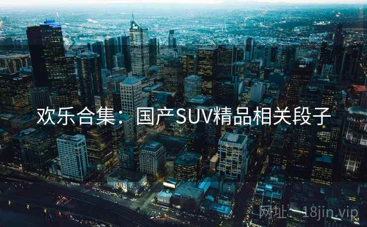 欢乐合集：国产SUV精品相关段子